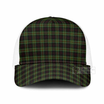 Mcdermott Tartan Mesh Trucker Cap One Size (Adjustable) White - Tartan Vibes Clothing
