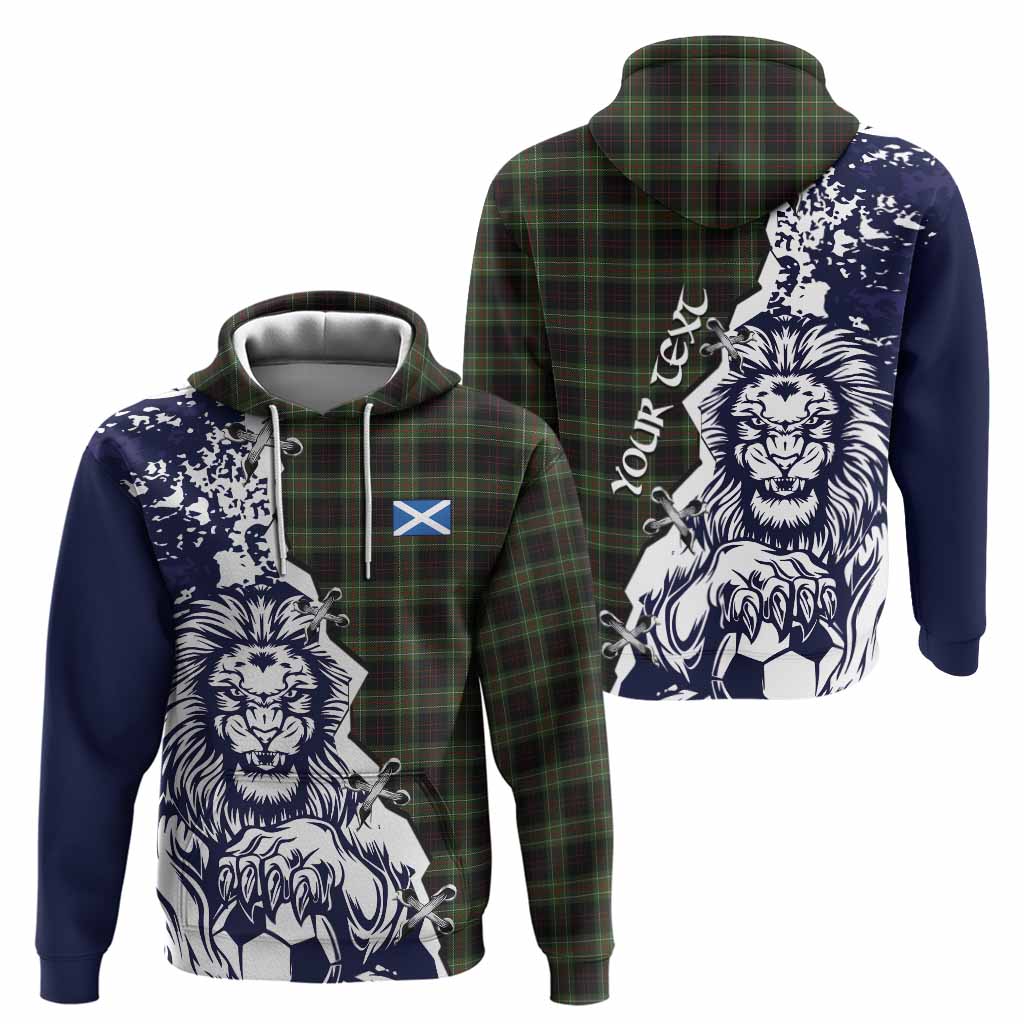 Mcdermott Tartan Scottish Hoodie Angry Lion With Soccer Ball Style