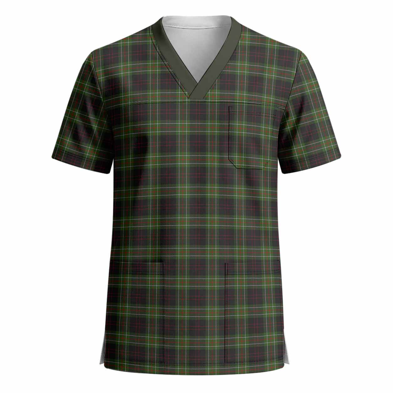 Mcdermott Tartan Scrub Top - Tartan Vibes Clothing