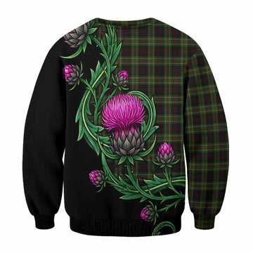 Mcdermott Tartan Sweatshirt Resilient Scottish Thistle