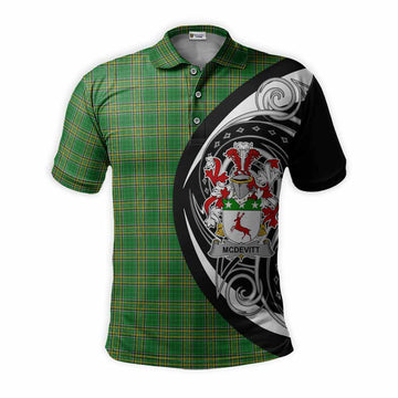 McDevitt Irish Clan Polo Shirt Celtic Circle Style