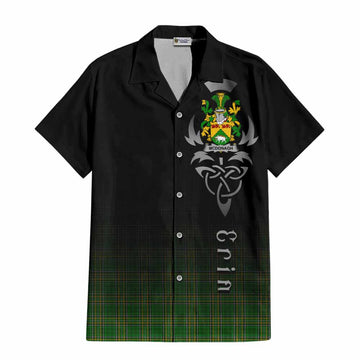 McDonagh Irish Clan Hawaiian Shirt with Coat of Arms Erin Go Bragh Celtic Inspired