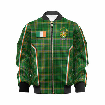 McDonagh Irish Clan Coat of Arm Tartan Kid Bomber Jacket Flag Style