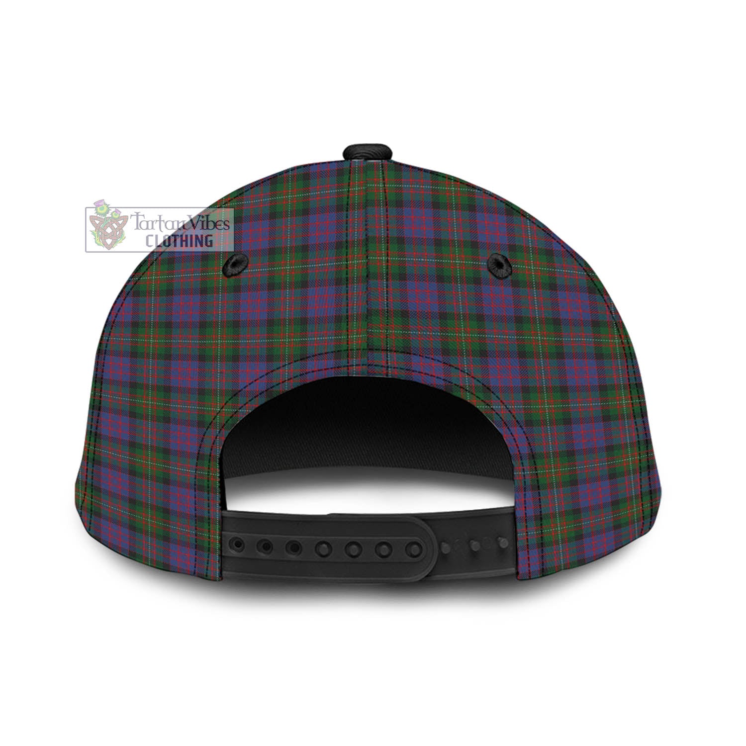 Tartan Vibes Clothing McDonell of Glengarry Tartan Classic Cap with Family Crest In Me Style