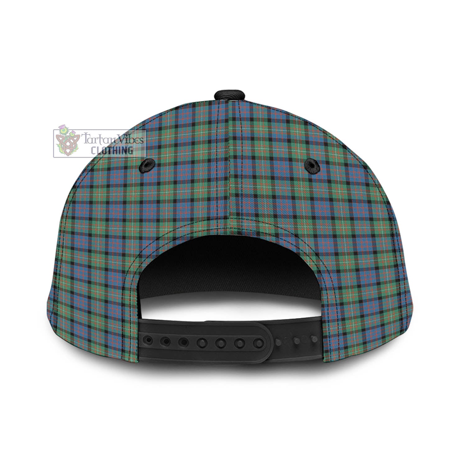 Tartan Vibes Clothing McDonell of Glengarry Ancient Tartan Classic Cap with Family Crest In Me Style