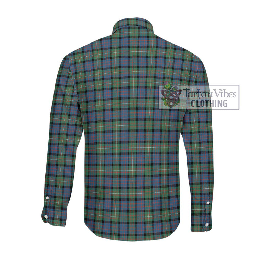 McDonell of Glengarry Ancient Tartan Long Sleeve Button Shirt with Family Crest DNA In Me Style - Tartanvibesclothing Shop