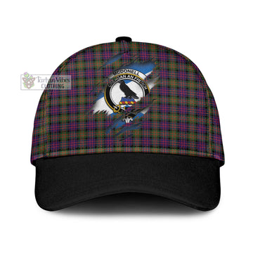 Tartan Vibes Clothing McDonell of Glengarry Modern Tartan Classic Cap with Family Crest In Me Style