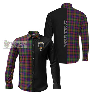 McDonell of Glengarry Modern Tartan Long Sleeve Button Shirt with Family Crest and Half Of Me Style Men's Shirt S - Tartanvibesclothing Shop
