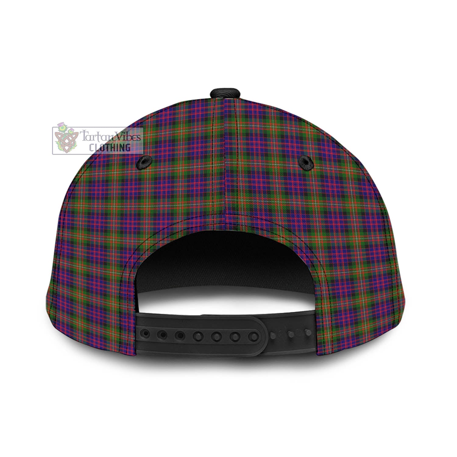 Tartan Vibes Clothing McDonell of Glengarry Modern Tartan Classic Cap with Family Crest In Me Style