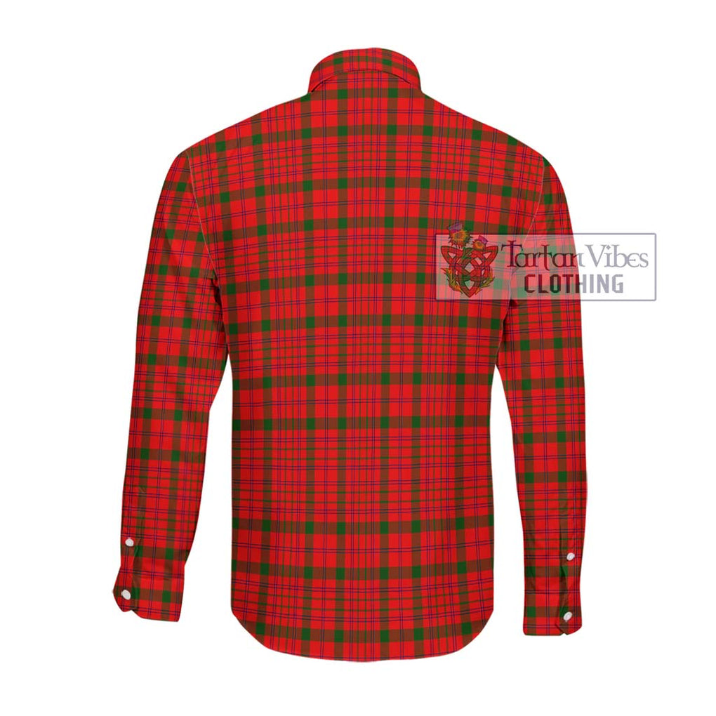 McDonell of Keppoch Modern Tartan Long Sleeve Button Shirt with Family Crest DNA In Me Style - Tartanvibesclothing Shop