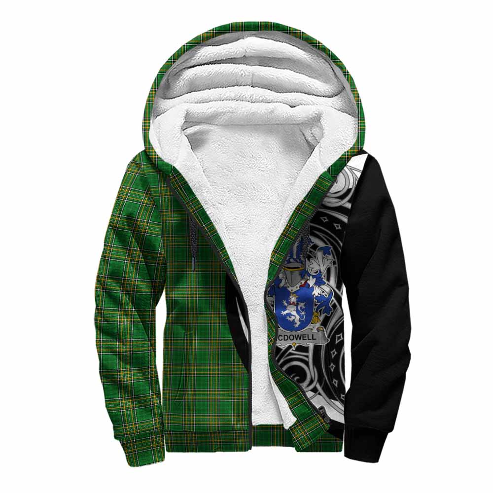 McDowell Irish Clan Sherpa Hoodie Celtic Circle Style Unisex S - Tartan Vibes Clothing