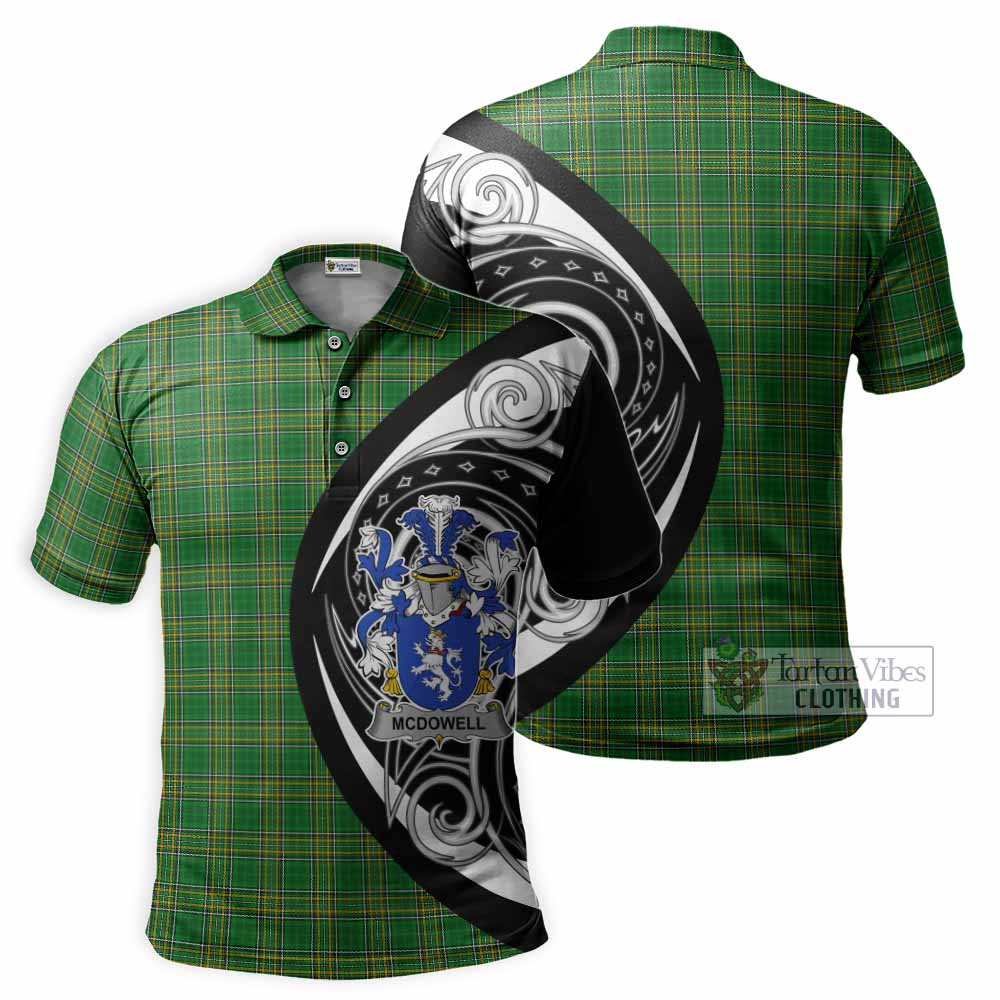 McDowell Irish Clan Polo Shirt Celtic Circle Style - Tartan Vibes Clothing