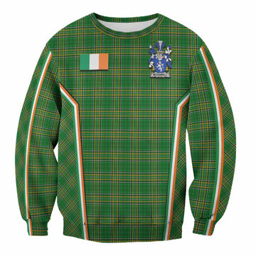 McDowell Irish Clan Coat of Arm Tartan Sweatshirt Flag Style