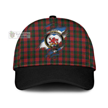 Tartan Vibes Clothing McDuff Tartan Classic Cap with Family Crest In Me Style