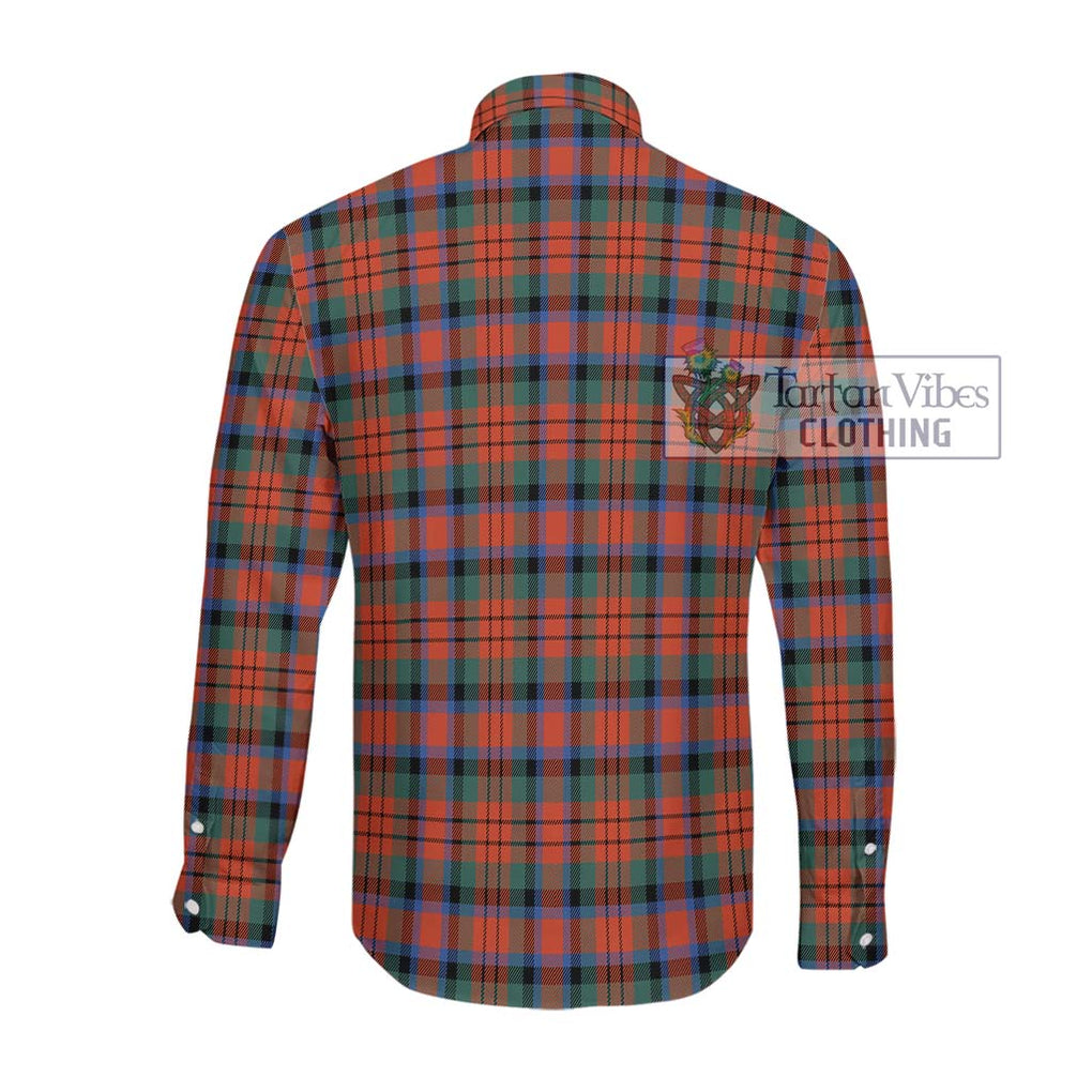 McDuff Ancient Tartan Long Sleeve Button Shirt with Family Crest DNA In Me Style - Tartanvibesclothing Shop