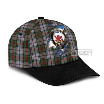 Tartan Vibes Clothing McDuff Dress Tartan Classic Cap with Family Crest In Me Style