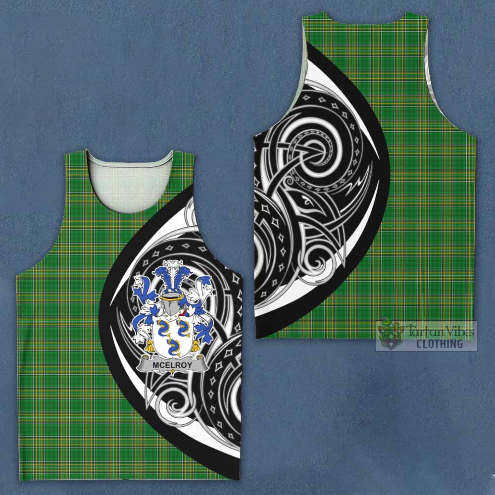 McElroy Irish Clan Men's Tank Top Celtic Circle Style - Tartan Vibes Clothing