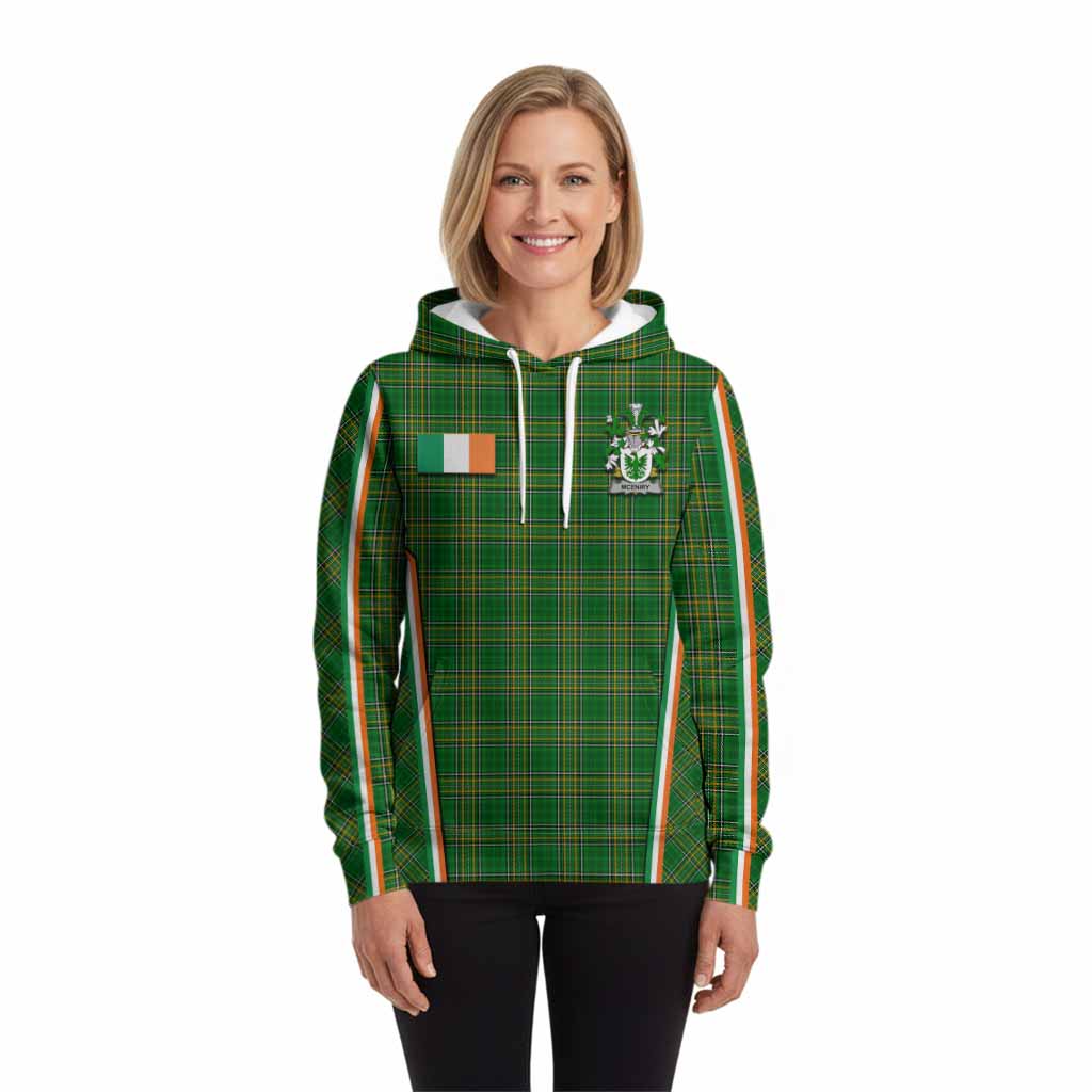 McEniry Irish Clan Coat of Arm Tartan Hoodie Flag Style