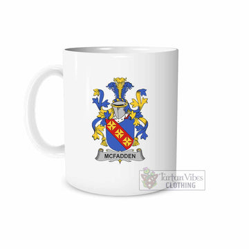 Tartan Vibes Clothing McFadden Irish Clan Coat of Arms Ceramic Mug