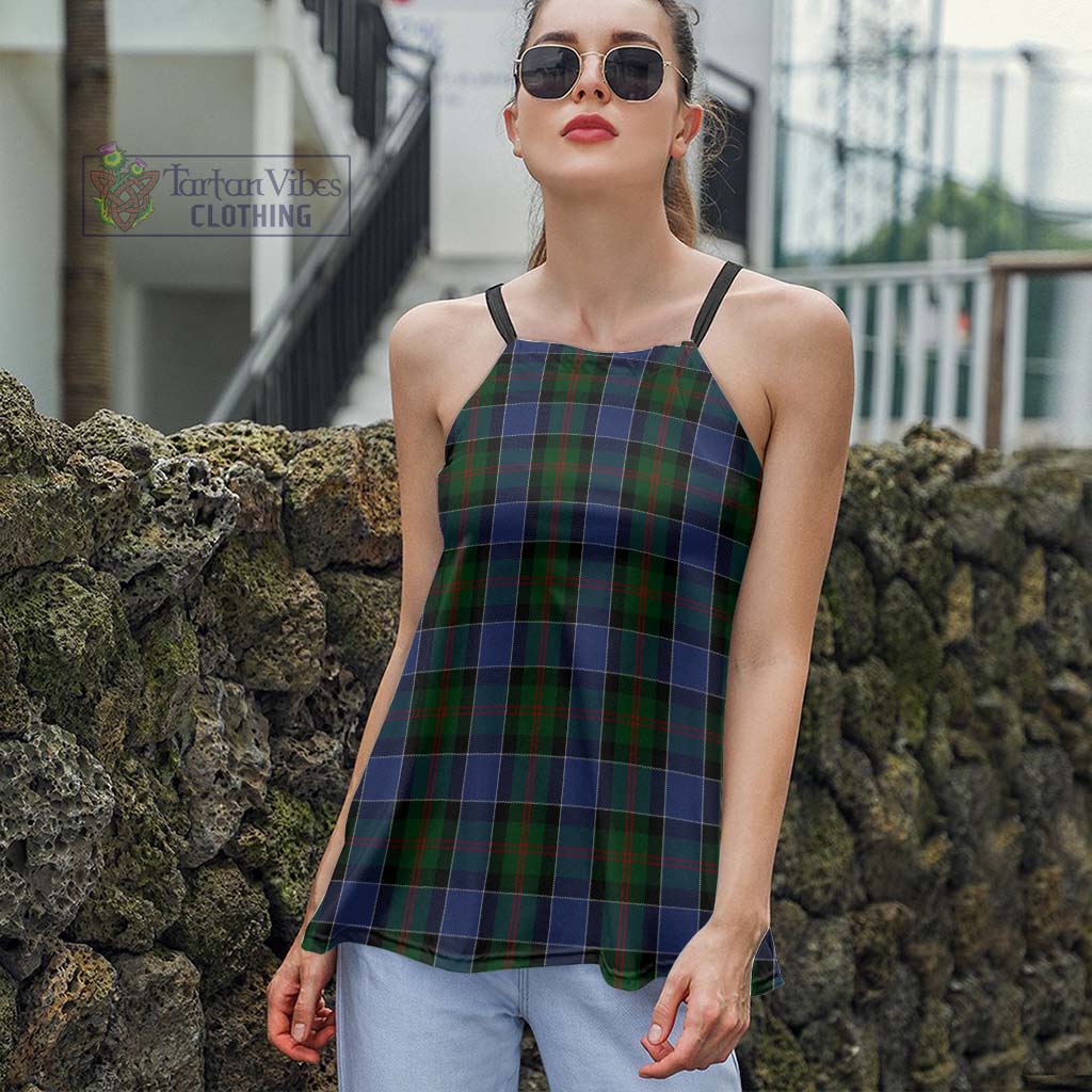 Tartan Vibes Clothing McFadzen #01 Tartan Loose Halter Neck Camisole