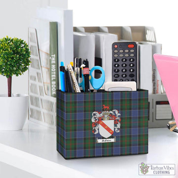 Tartan Vibes Clothing McFadzen 01 Tartan Pen Holder with Family Crest