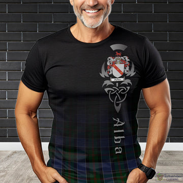 Tartan Vibes Clothing McFadzen 01 Tartan T-Shirt Featuring Alba Gu Brath Family Crest Celtic Inspired