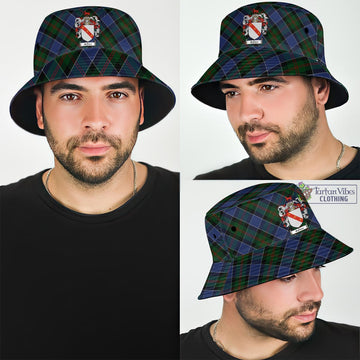 McFadzen 01 Tartan Bucket Hat with Family Crest