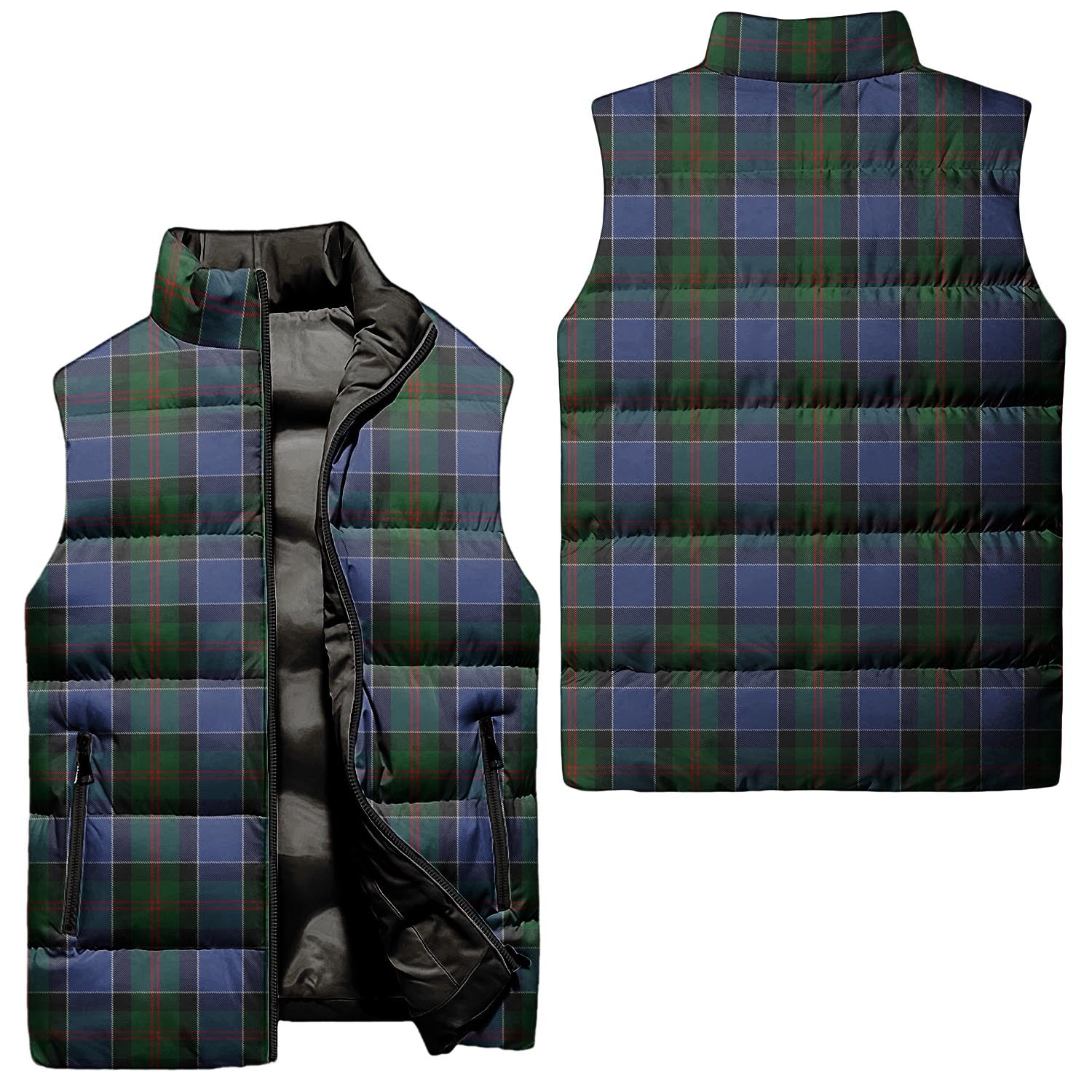 McFadzen #01 Tartan Sleeveless Puffer Jacket Unisex - Tartanvibesclothing Shop