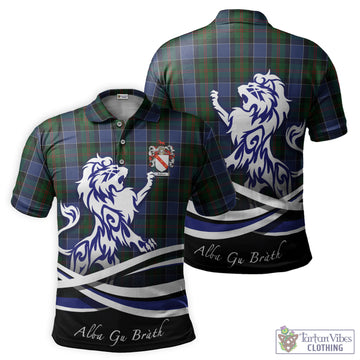McFadzen 01 Tartan Polo Shirt with Alba Gu Brath Regal Lion Emblem