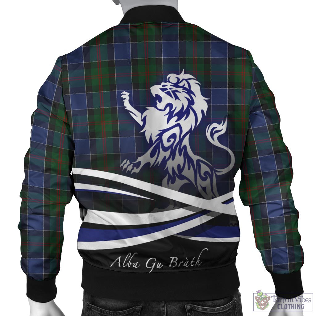 Tartan Vibes Clothing McFadzen 01 Tartan Bomber Jacket with Alba Gu Brath Regal Lion Emblem