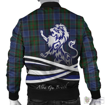 Tartan Vibes Clothing McFadzen 01 Tartan Bomber Jacket with Alba Gu Brath Regal Lion Emblem