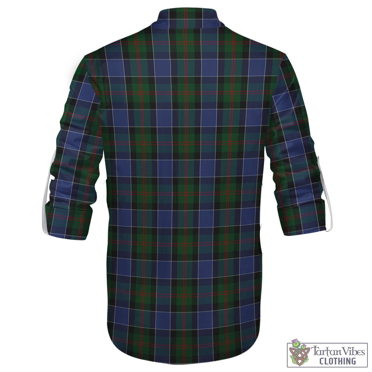 Tartan Vibes Clothing McFadzen #01 Tartan Men's Scottish Traditional Jacobite Ghillie Kilt Shirt