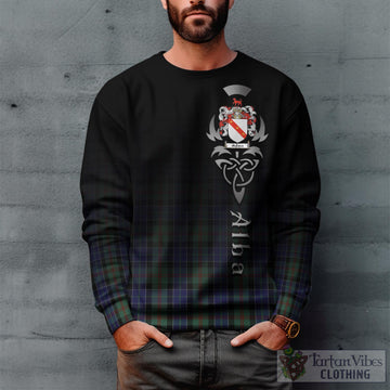 McFadzen 02 Tartan Sweatshirt Featuring Alba Gu Brath Family Crest Celtic Inspired Unisex - Tartan Vibes Clothing