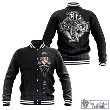 McFadzen 02 Tartan Baseball Jacket Featuring Alba Gu Brath Family Crest Celtic Inspired - Tartan Vibes Clothing
