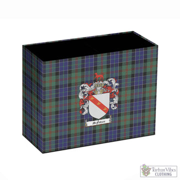 McFadzen 02 Tartan Pen Holder with Family Crest - Tartan Vibes Clothing