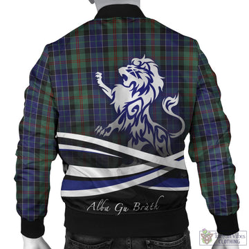McFadzen 02 Tartan Bomber Jacket with Alba Gu Brath Regal Lion Emblem - Tartan Vibes Clothing