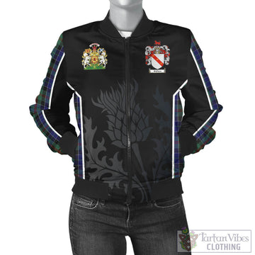 McFadzen 02 Tartan Bomber Jacket with Family Crest and Scottish Thistle Vibes Sport Style - Tartan Vibes Clothing