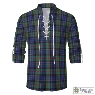 Tartan Vibes Clothing McFadzen #02 Tartan Men's Scottish Traditional Jacobite Ghillie Kilt Shirt