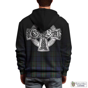 McFadzen 02 Tartan Hoodie Featuring Alba Gu Brath Family Crest Celtic Inspired - Tartan Vibes Clothing