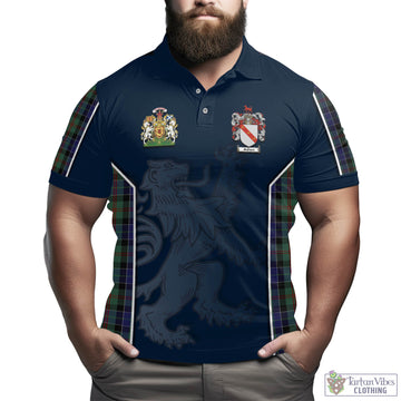 McFadzen 02 Tartan Men's Polo Shirt with Family Crest and Lion Rampant Vibes Sport Style - Tartan Vibes Clothing