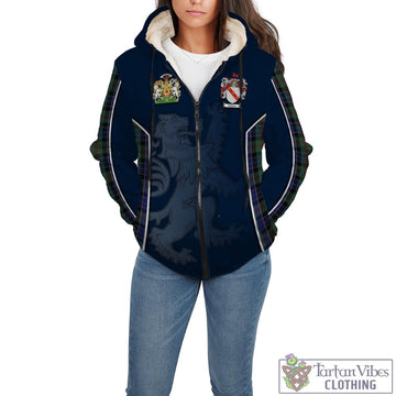 McFadzen 02 Tartan Sherpa Hoodie with Family Crest and Lion Rampant Vibes Sport Style - Tartan Vibes Clothing
