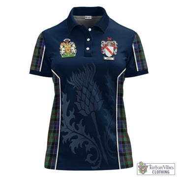 McFadzen 02 Tartan Women's Polo Shirt with Family Crest and Scottish Thistle Vibes Sport Style - Tartan Vibes Clothing