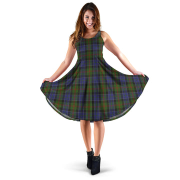 McFadzen #03 Tartan Sleeveless Midi Womens Dress