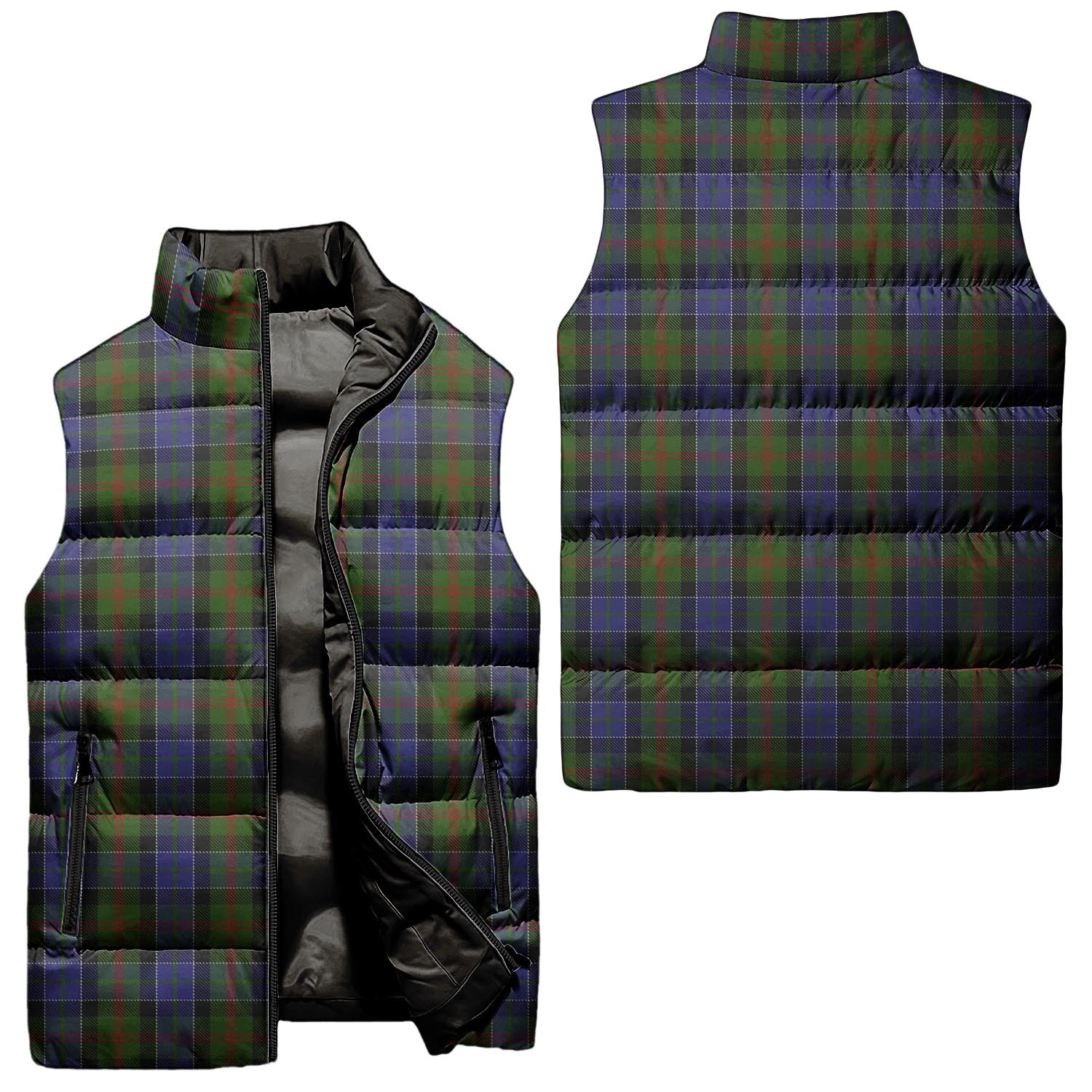 McFadzen #03 Tartan Sleeveless Puffer Jacket Unisex - Tartanvibesclothing Shop