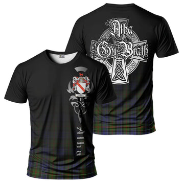 Tartan Vibes Clothing McFadzen 03 Tartan T-Shirt Featuring Alba Gu Brath Family Crest Celtic Inspired