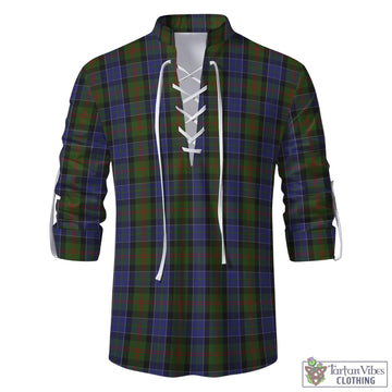 Tartan Vibes Clothing McFadzen #03 Tartan Men's Scottish Traditional Jacobite Ghillie Kilt Shirt