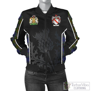 McFadzen 03 Tartan Bomber Jacket with Family Crest and Scottish Thistle Vibes Sport Style - Tartan Vibes Clothing