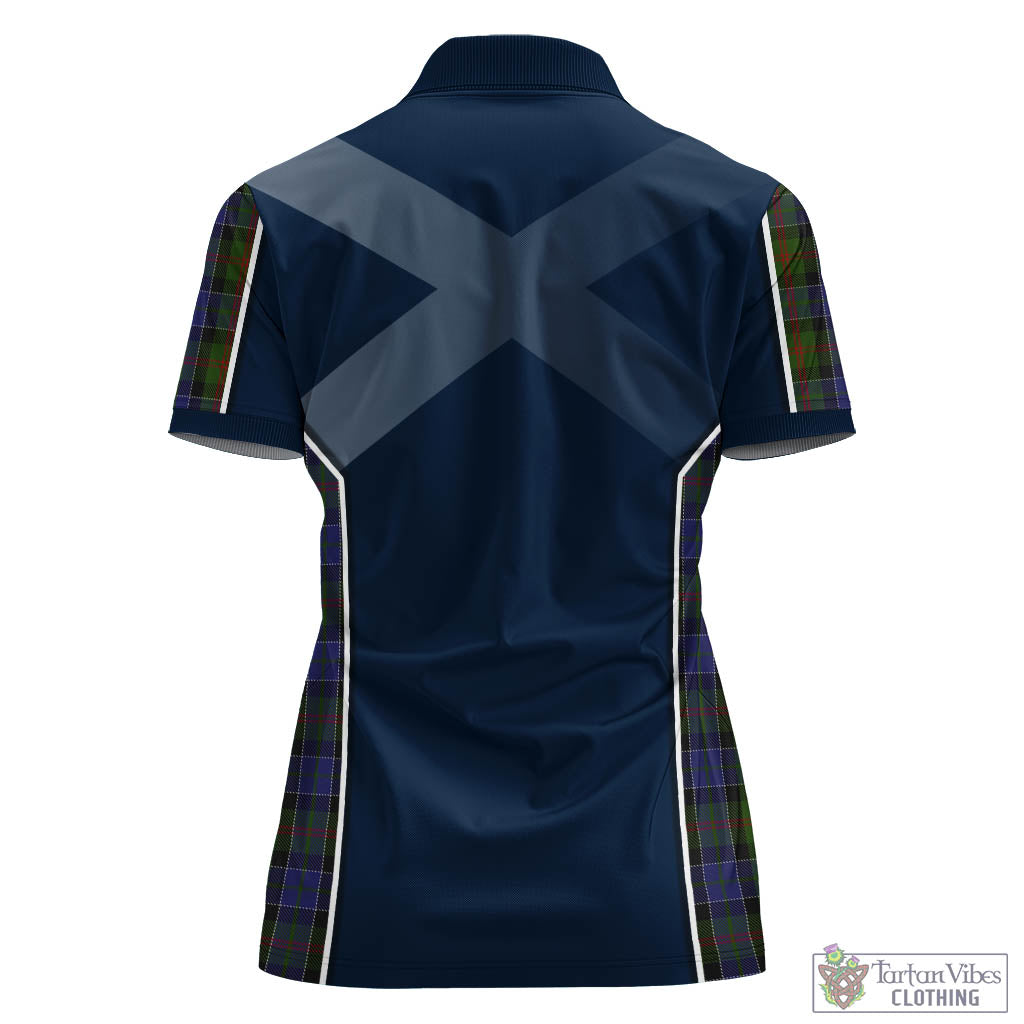 McFadzen 03 Tartan Women's Polo Shirt with Family Crest and Lion Rampant Vibes Sport Style - Tartan Vibes Clothing