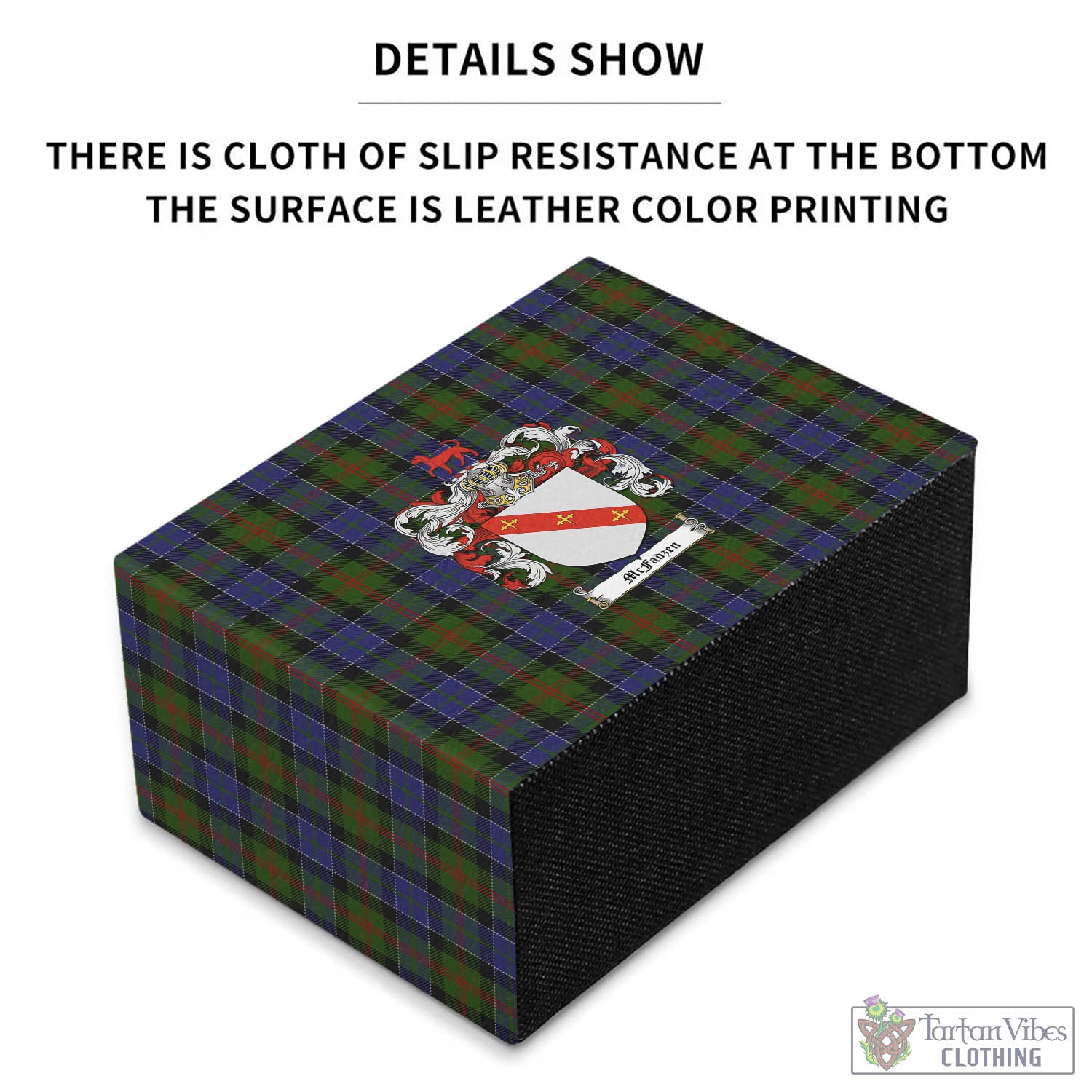 Tartan Vibes Clothing McFadzen 03 Tartan Pen Holder with Family Crest