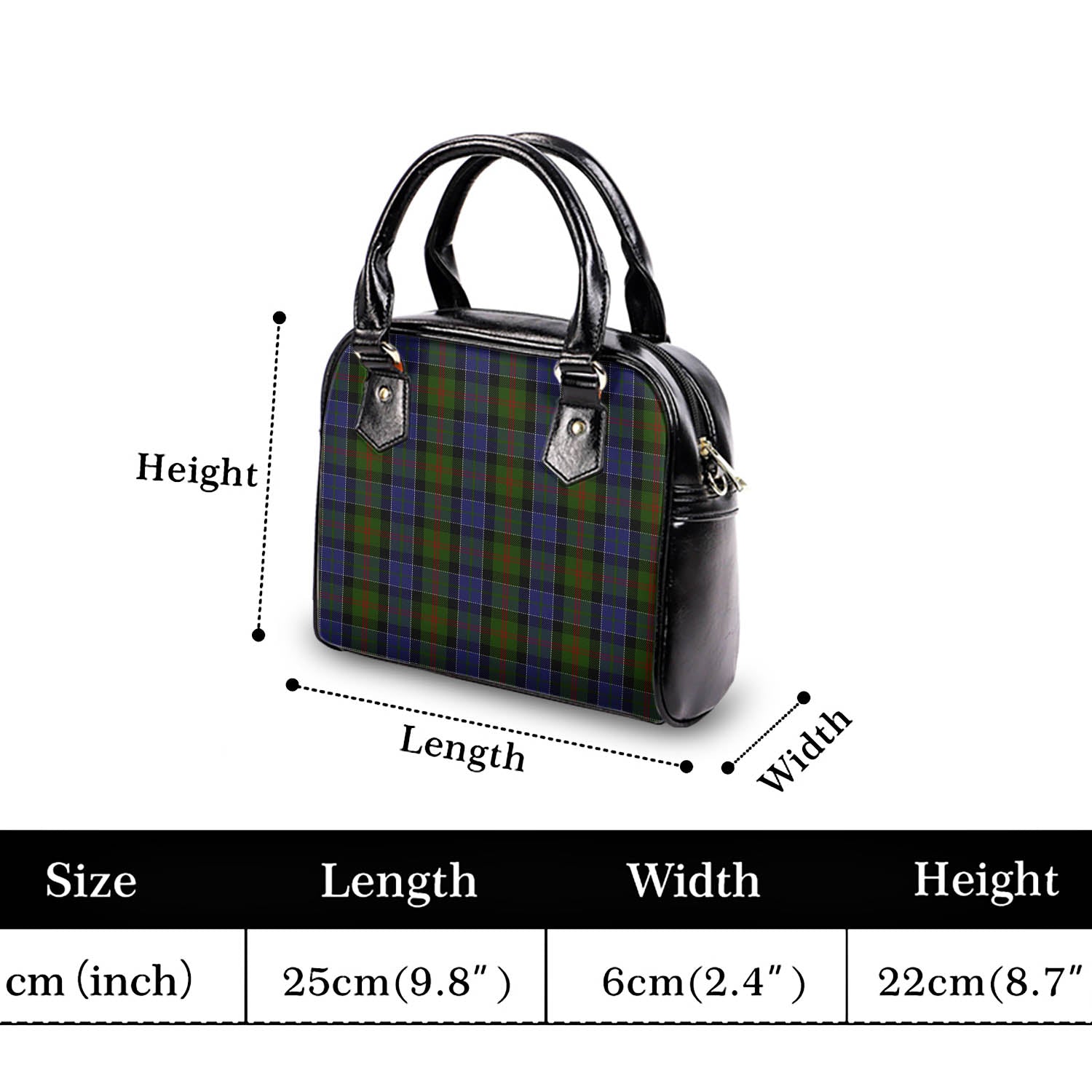 McFadzen #03 Tartan Shoulder Handbags - Tartanvibesclothing Shop
